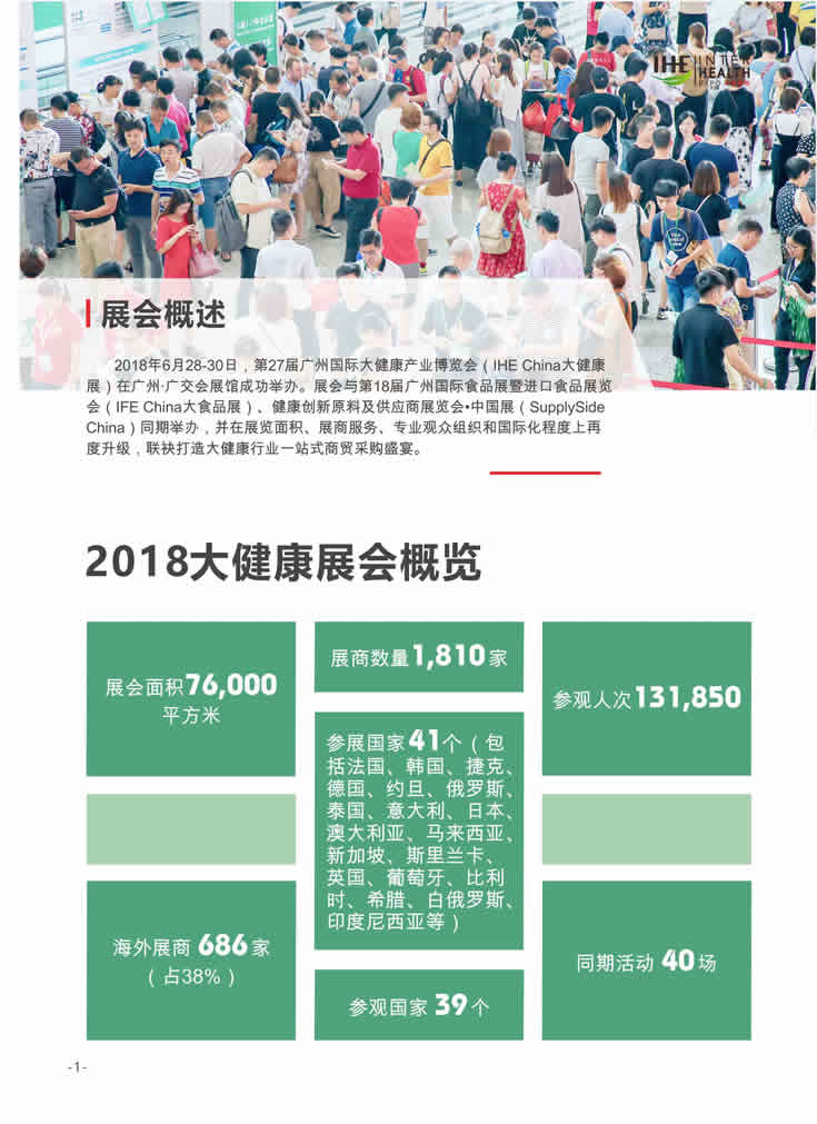 2018第27届广州国际大健康产业博览会回顾 概览